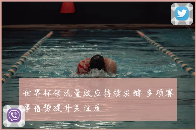 世界杯领流量效应持续发酵 多项赛事借势提升关注度